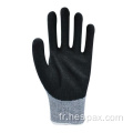 Gants de l&#39;industrie anti-verre nitrile HESPAX Sandy Nitrile